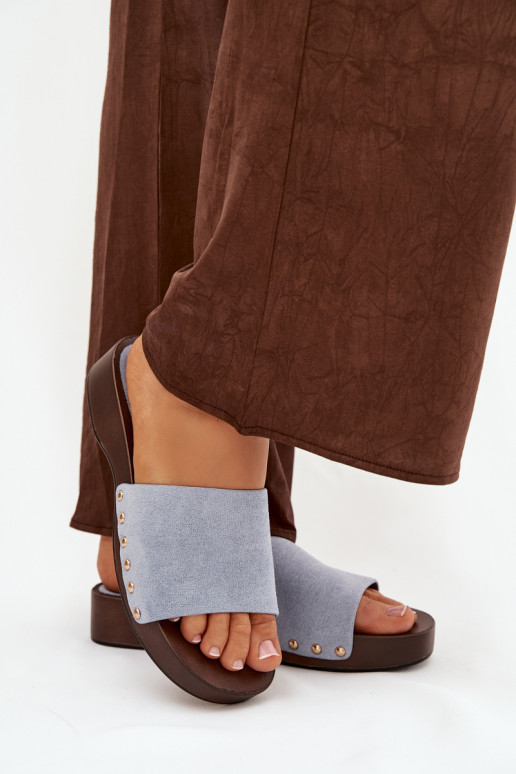 naiste plätud Ze Kuldset värvimi Pealastud Sinist värvi Ferinna