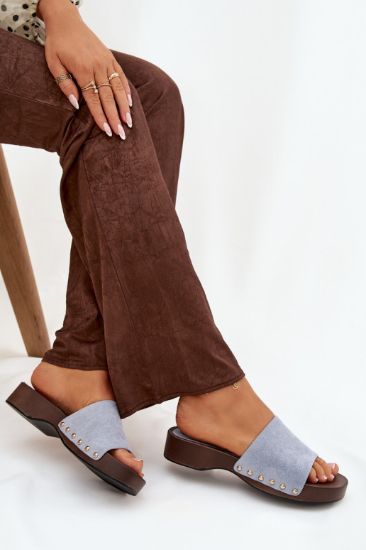 naiste plätud Ze Kuldset värvimi Pealastud Sinist värvi Ferinna