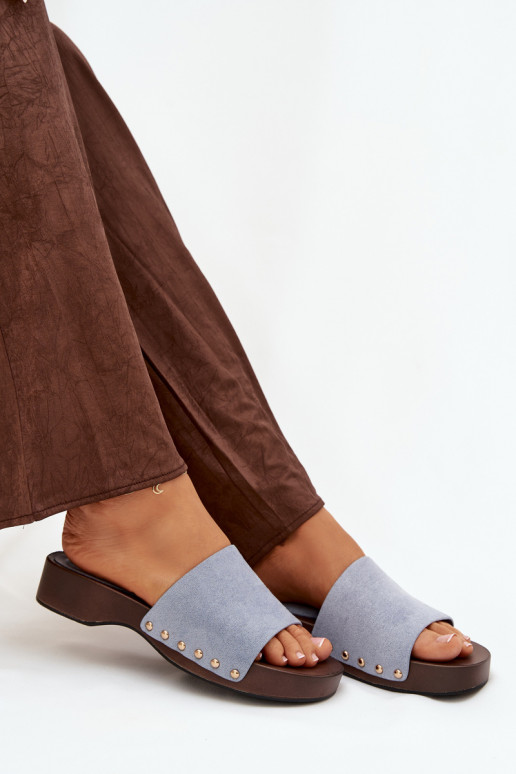 naiste plätud Ze Kuldset värvimi Pealastud Sinist värvi Ferinna