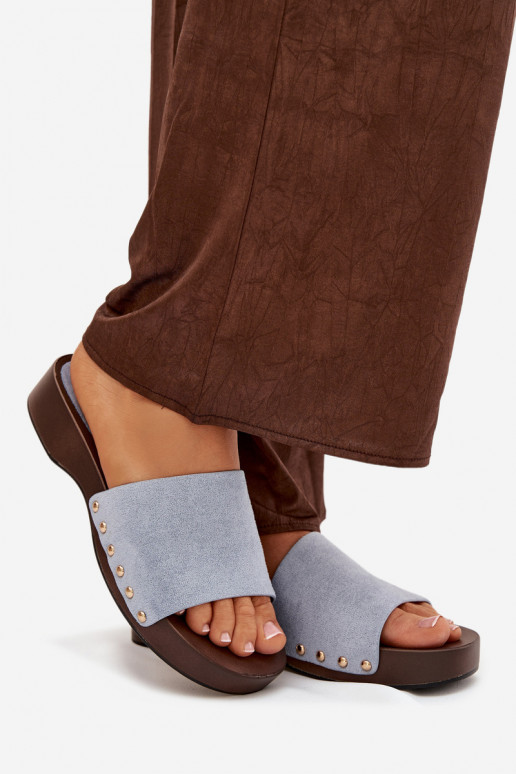 naiste plätud Ze Kuldset värvimi Pealastud Sinist värvi Ferinna