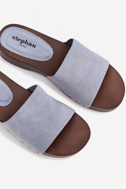 naiste plätud Ze Kuldset värvimi Pealastud Sinist värvi Ferinna