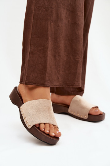 naiste plätud Ze Kuldset värvimi Pealastud beeži värvi Ferinna 2