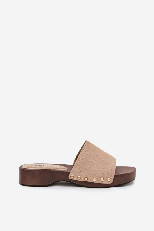 naiste plätud Ze Kuldset värvimi Pealastud beeži värvi Ferinna