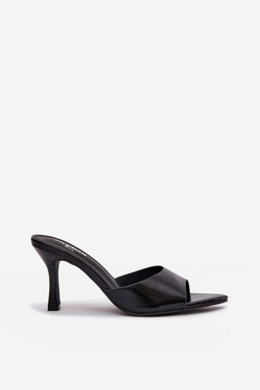 Laque naiste plätud kõrge jämeda kontsaga msuud Lirissa