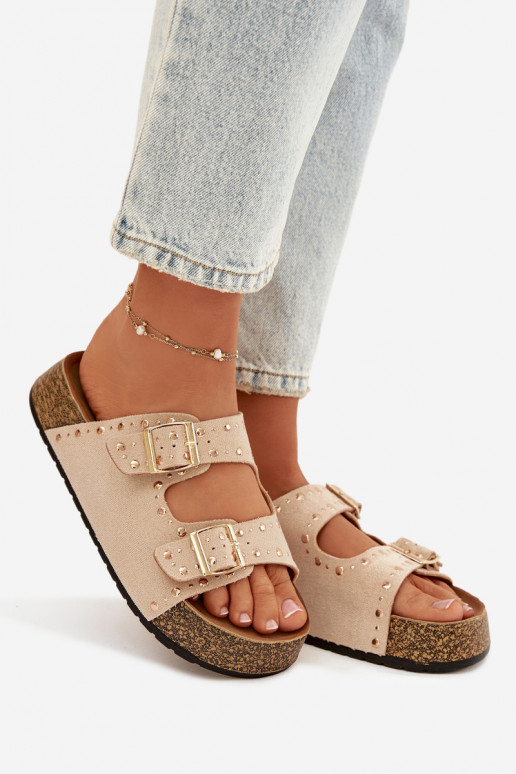 naiste plätud Ze Kuldset värvimi neetide ja pandlagami Ja trukid Elevandiluu värvi Tervina