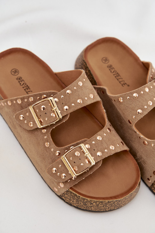 naiste plätud Ze Kuldset värvimi neetide ja pandlagami Ja trukid Khakivärvi Tervina