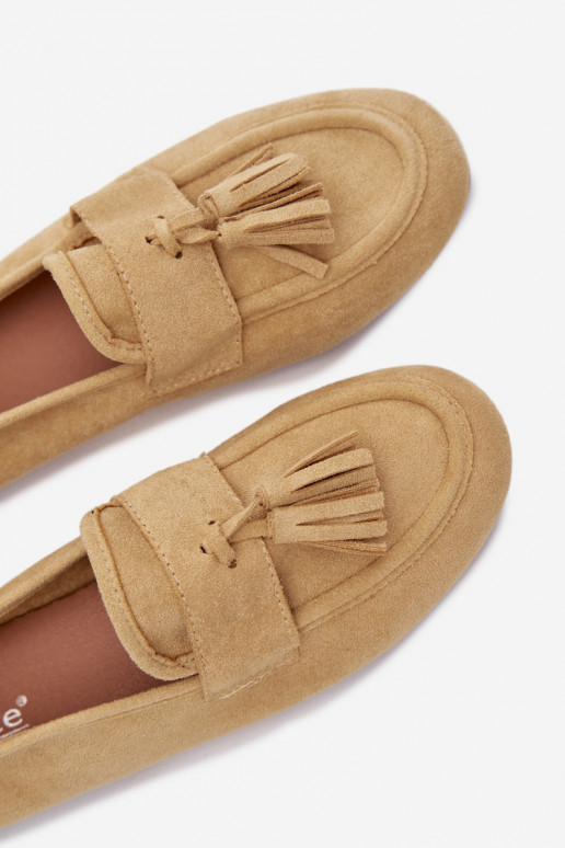 Mokassiinid Pealiste korter narmastega Kollased Sellel onrilisse