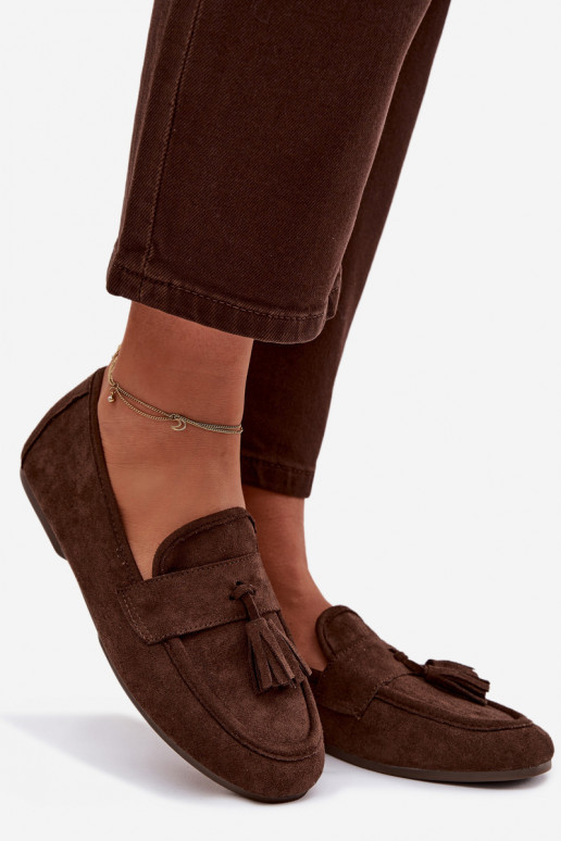Mokassiinid Pealiste korter narmastega Czekoladosissee Sellel onrilisse