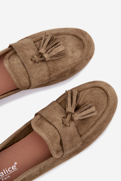 Mokassiinid Pealiste korter narmastega Rohelist värvi Sellel onrilisse