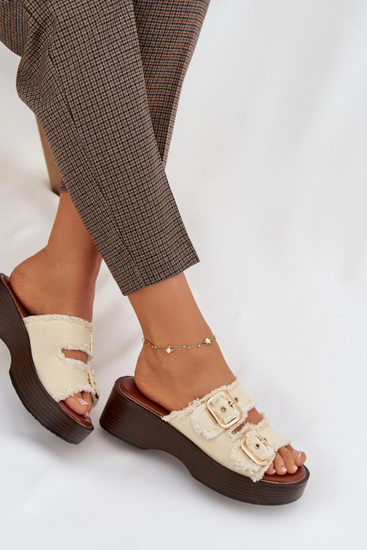 naiste plätud platvormiga Ze Kuldset värvimi neetide ja pandlagami Elevandiluu värvi Renelisse