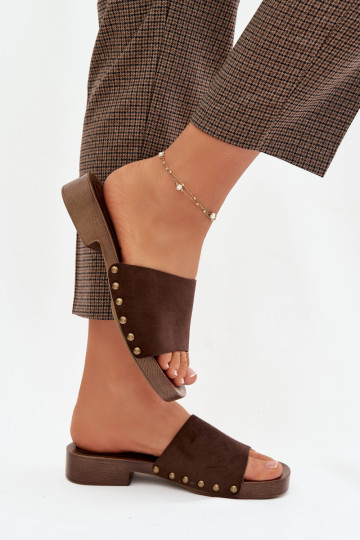 naiste plätud laiade nööridega Ze Kuldset värvimi Pealastud Czekoladosissee Girella