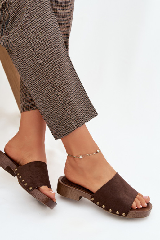 naiste plätud laiade nööridega Ze Kuldset värvimi Pealastud Czekoladosissee Girella