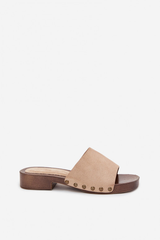 naiste plätud laiade nööridega Ze Kuldset värvimi Pealastud beeži värvi Girella