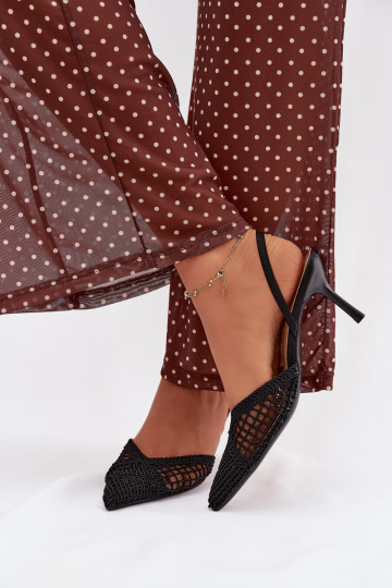 sandaalid Braidist kõrge jämeda kontsaga msuud Hanelis 2