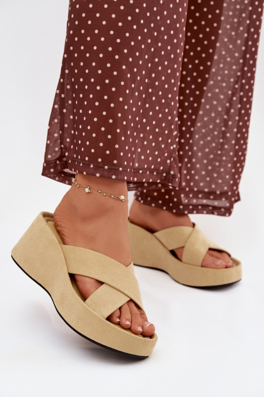 naiste plätud Kiilu pealEco Suedeu Kollased Calorine