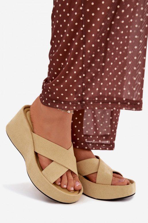 naiste plätud Kiilu pealEco Suedeu Kollased Calorine