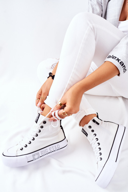 Pealiste vabaajajalatsid tallaga Big Star II274014 valget värvi