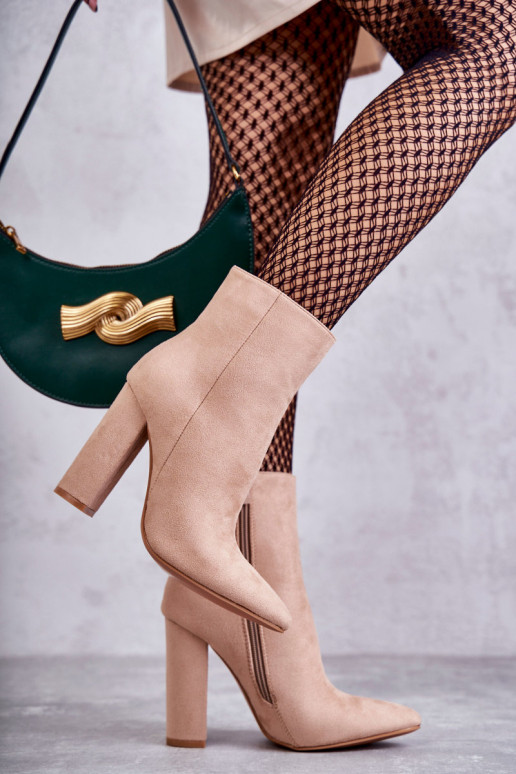 Elegantsed Pealiste poolsaapad beeži värvi Ettany