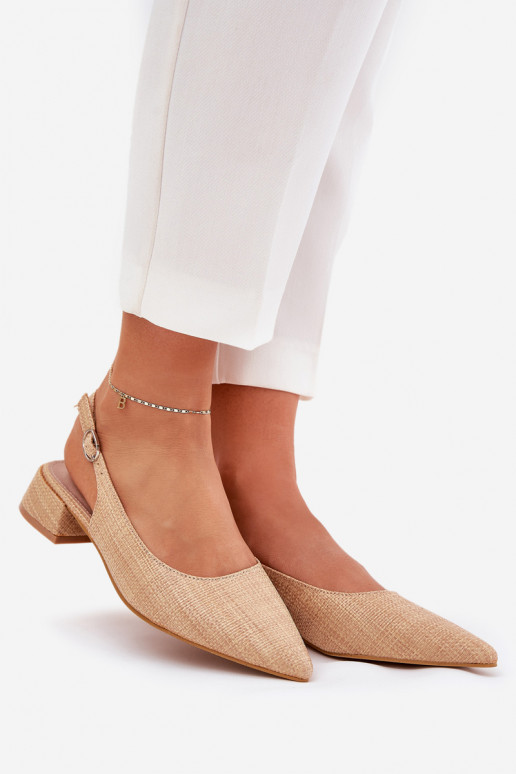 mustriga sandaalid Pealiste omad Peal Õrnm Obcasie beeži värvi Jorela