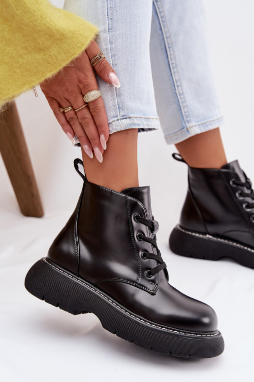 voodriga Pealiste poolsaapad platvormiga nööritavad msuud Harmine