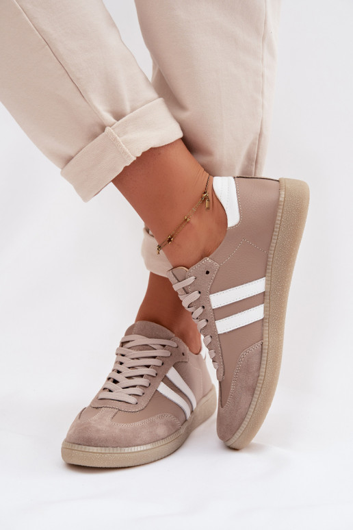 Zazoo N1068 Pealhk Sellel ondal Sneakers tüüpi jalanõud Pealiste omad beeži värvi