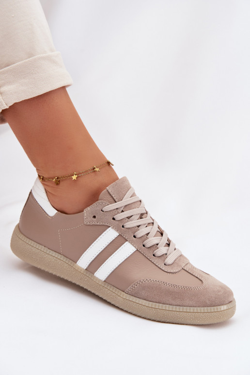 Zazoo N1068 Pealhk Sellel ondal Sneakers tüüpi jalanõud Pealiste omad beeži värvi