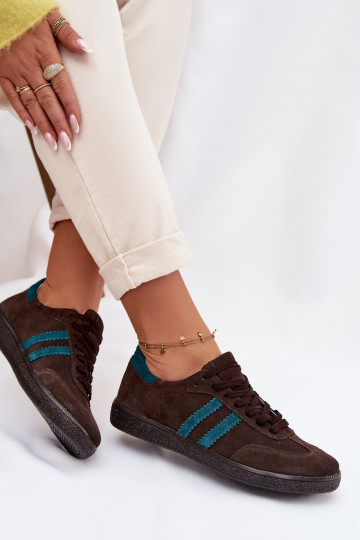 Zazoo N1068 seemisnakhsed Sellel ondal Sneakers tüüpi jalanõud Pealiste omad Czekoladosissee