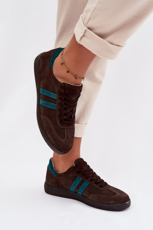 Zazoo N1068 seemisnakhsed Sellel ondal Sneakers tüüpi jalanõud Pealiste omad Czekoladosissee