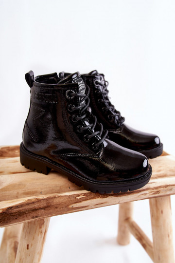 Laste jalanõud Laque voodriga Pealiste poolsaapad Big Star II374045 msuud 2