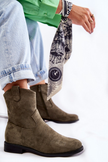 Seemisnahast saapad Rohelist värvi Fiorenz 2