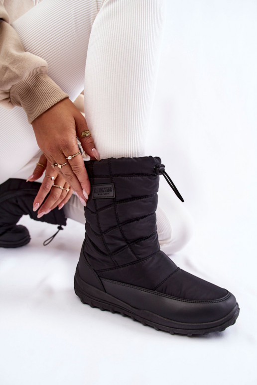 Pealiste omad Kõrge voodriga nööpidega lumesaapad Big Star KK274599 msuud