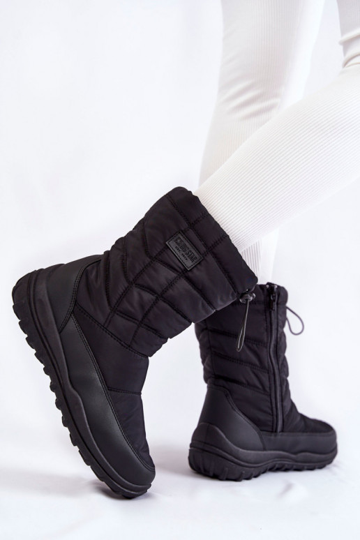 Pealiste omad Kõrge voodriga nööpidega lumesaapad Big Star KK274599 msuud