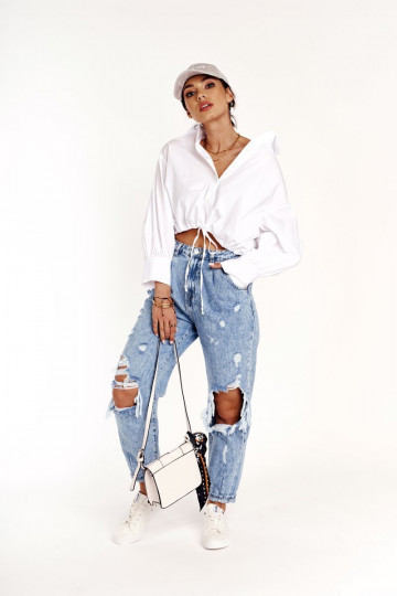 Pealiste madalad vabaaja jalanõud Big Star DD274451 valget värvi 2