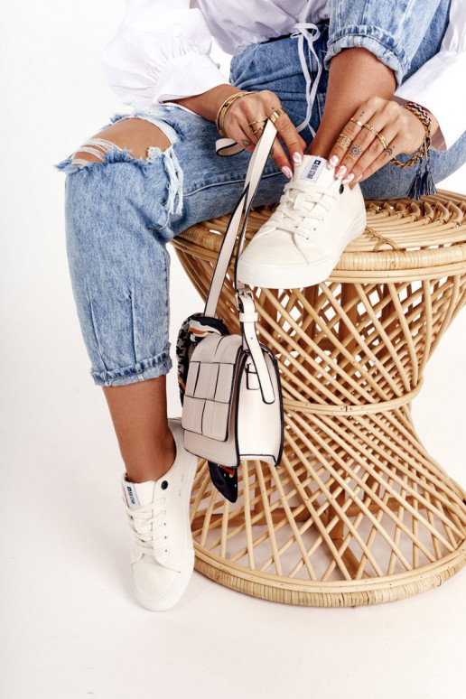 Pealiste madalad vabaaja jalanõud Big Star DD274451 valget värvi