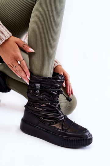 Pealiste omad voodriga nööpidega lumesaapad Big Star KK274193 msuud 2