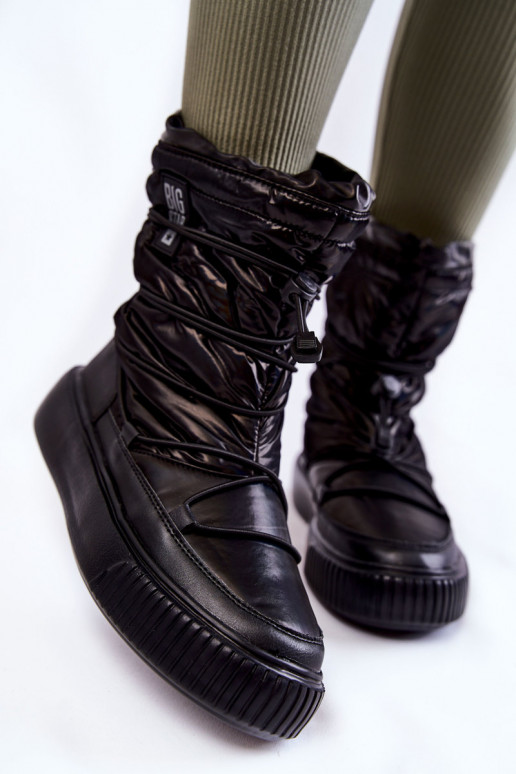 Pealiste omad voodriga nööpidega lumesaapad Big Star KK274193 msuud