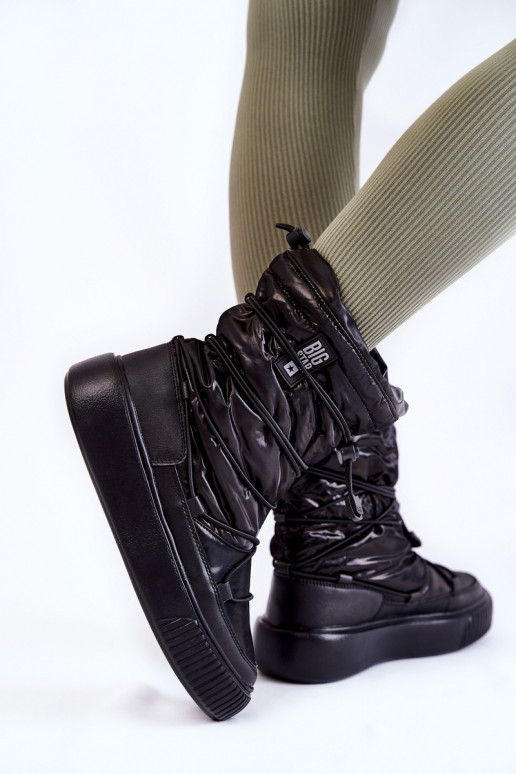 Pealiste omad voodriga nööpidega lumesaapad Big Star KK274193 msuud