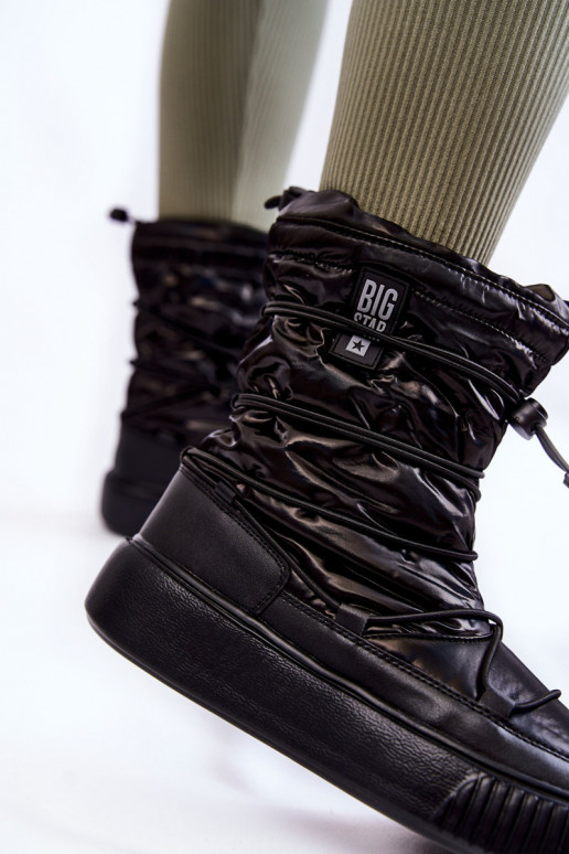 Pealiste omad voodriga nööpidega lumesaapad Big Star KK274193 msuud