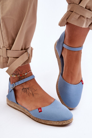 Naiste espadrillid platvormiga Big Star FF274532 sinine