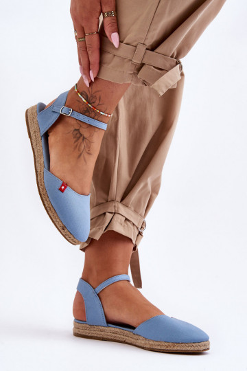 Naiste espadrillid platvormiga Big Star FF274532 sinine 2