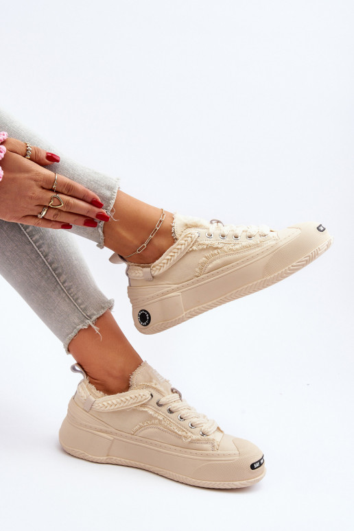 Pealiste omad Sneakers tüüpi jalanõud GOE NN2N4060 beeži värvi