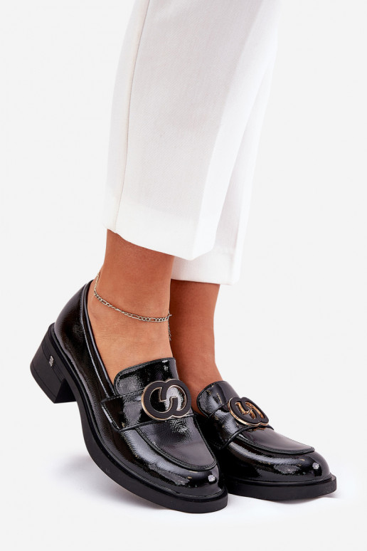 Laque Pealhk Mokassiinid kõrge jämeda kontsaga Vinceza 18102 msuud