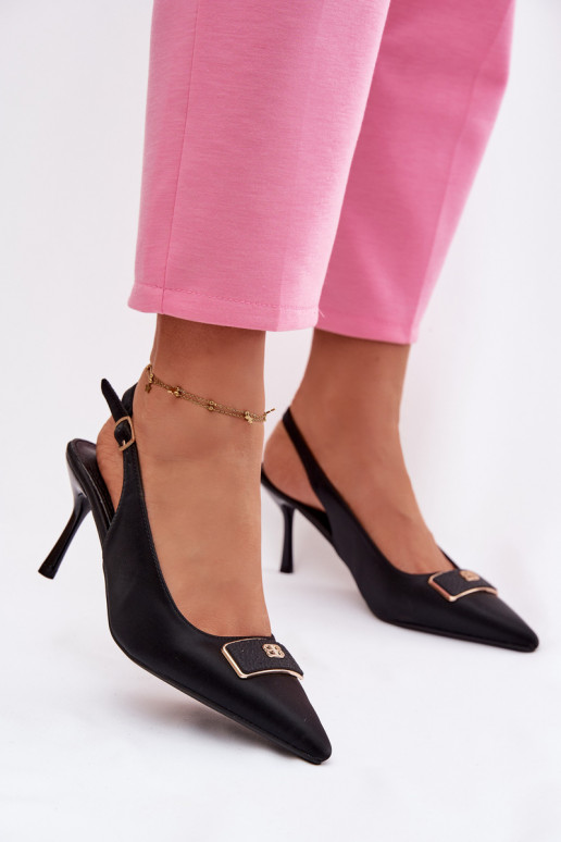 kõrge kontsaga kingad Pealiste omad Koos Ornate Detalem msuud Lurella