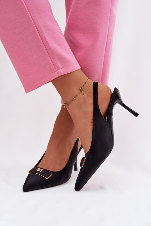 kõrge kontsaga kingad Pealiste omad Koos Ornate Detalem msuud Lurella