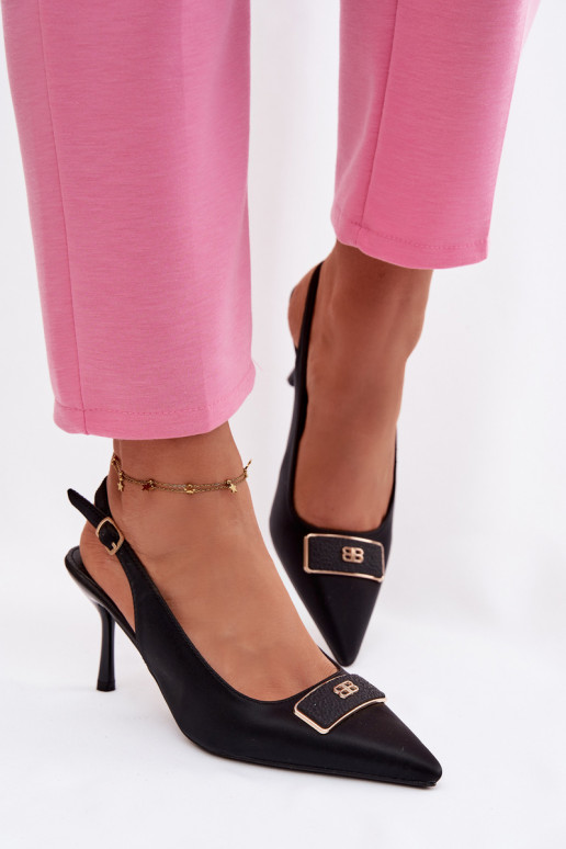 kõrge kontsaga kingad Pealiste omad Koos Ornate Detalem msuud Lurella