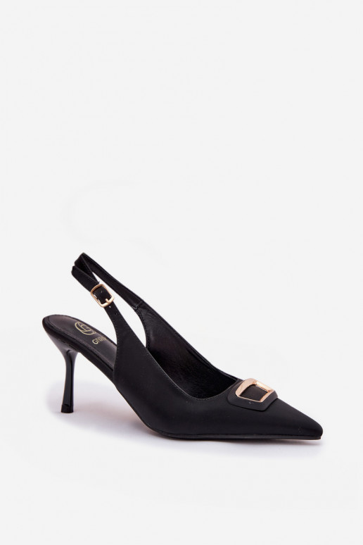 kõrge kontsaga kingad Pealiste omad kaunistustega msuud Palerine