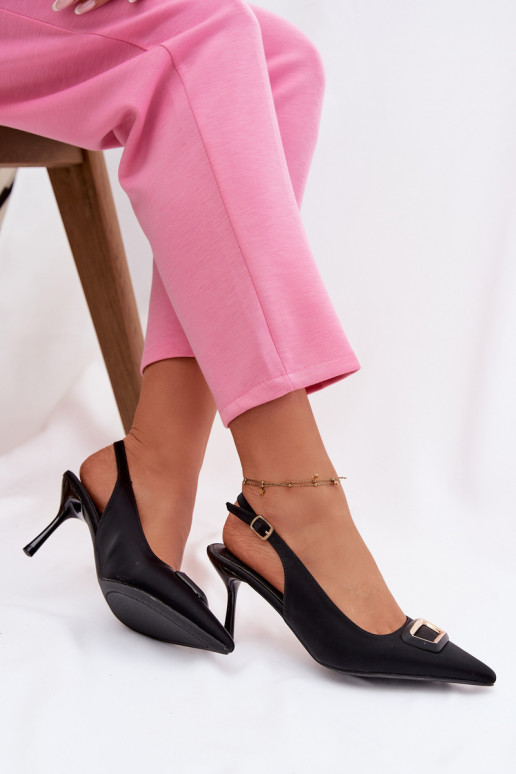 kõrge kontsaga kingad Pealiste omad kaunistustega msuud Palerine