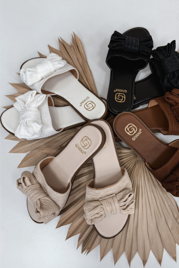 naiste plätud laiade nööridega lipsukesega valget värvi Amivelle 2