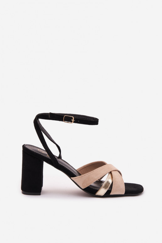 Pealistesandaalid Triipudega Eco Suedeosissee msuud Karilora