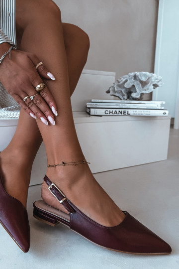 Bordo Iverelle baleriinad kuldsete pandlitega 2